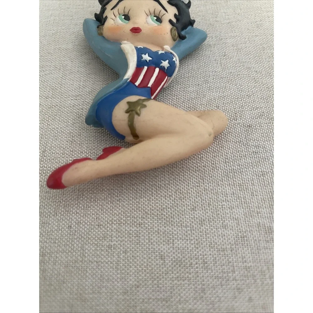 Betty Boop Christmas Ornaments High Heel Betty Boop Patriotic 2000‎ KFS Hearst